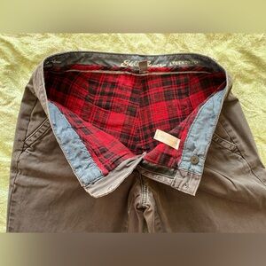 EB FLEECE LINED Gray Women's LegendWash Boyfriend Relaxed fit Trousers